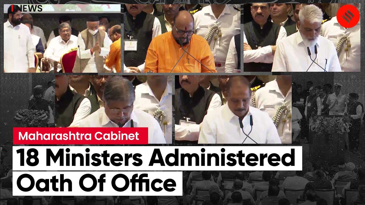 Chandrakant Patil, Abdul Sattar sworn In To Eknath Shinde’s Council Of Ministers