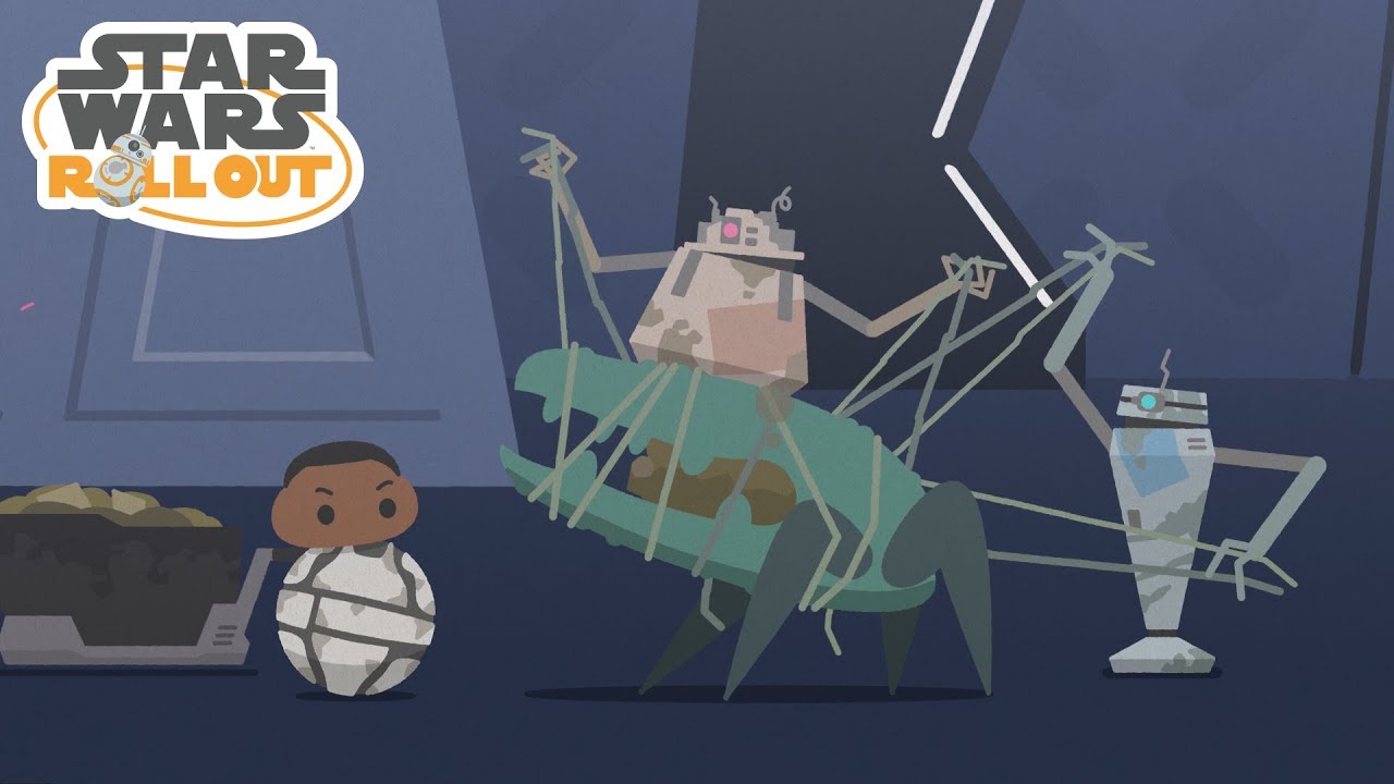 【Star Wars Roll Out 全新短編動畫 】Finn and the Busted Droids &ndash; Ch 3