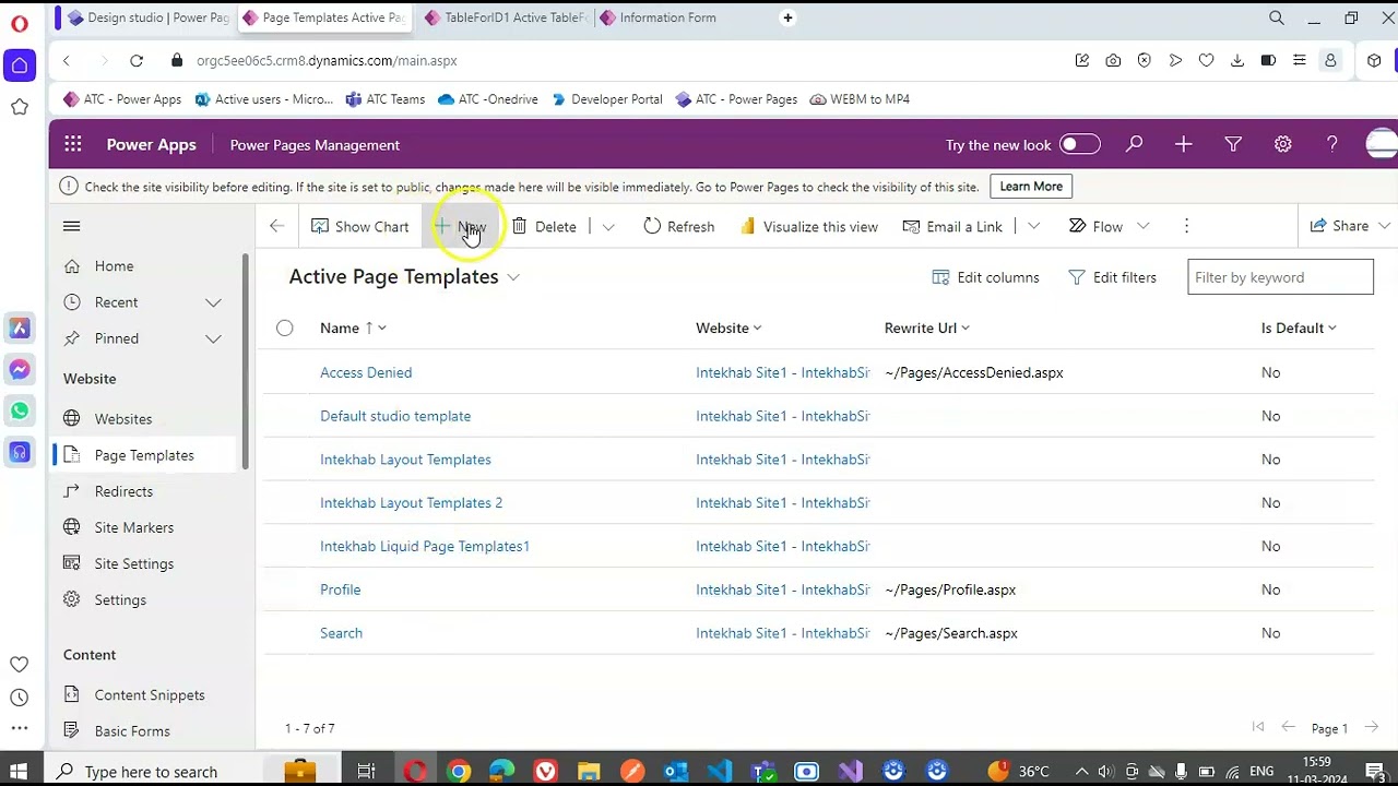 Lesson582 - Power Pages Liquid Code page.title- Power Apps 1000 Videos