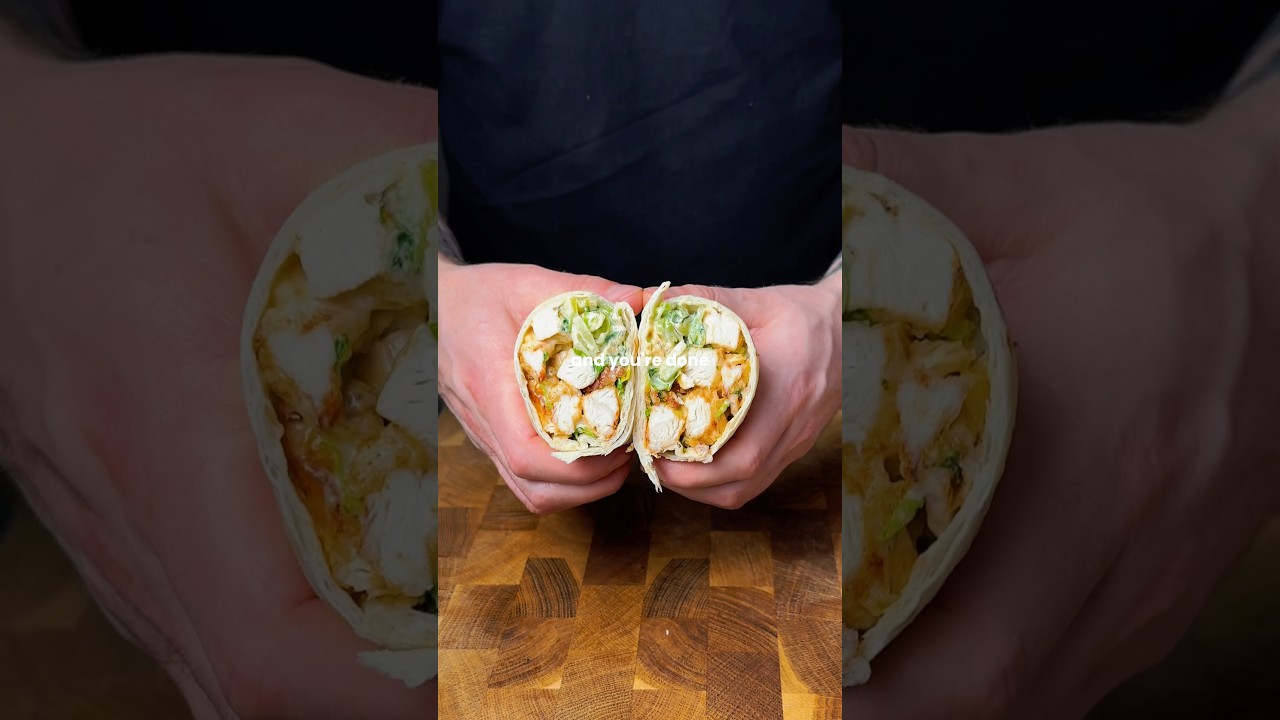 Куриный цезарь-ролл