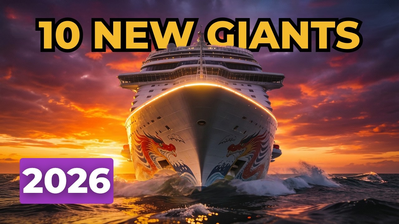 Top 10 New Cruise Ships Coming in 2026! (ft Royal Caribbean, MSC, Disney, Princess, ...)