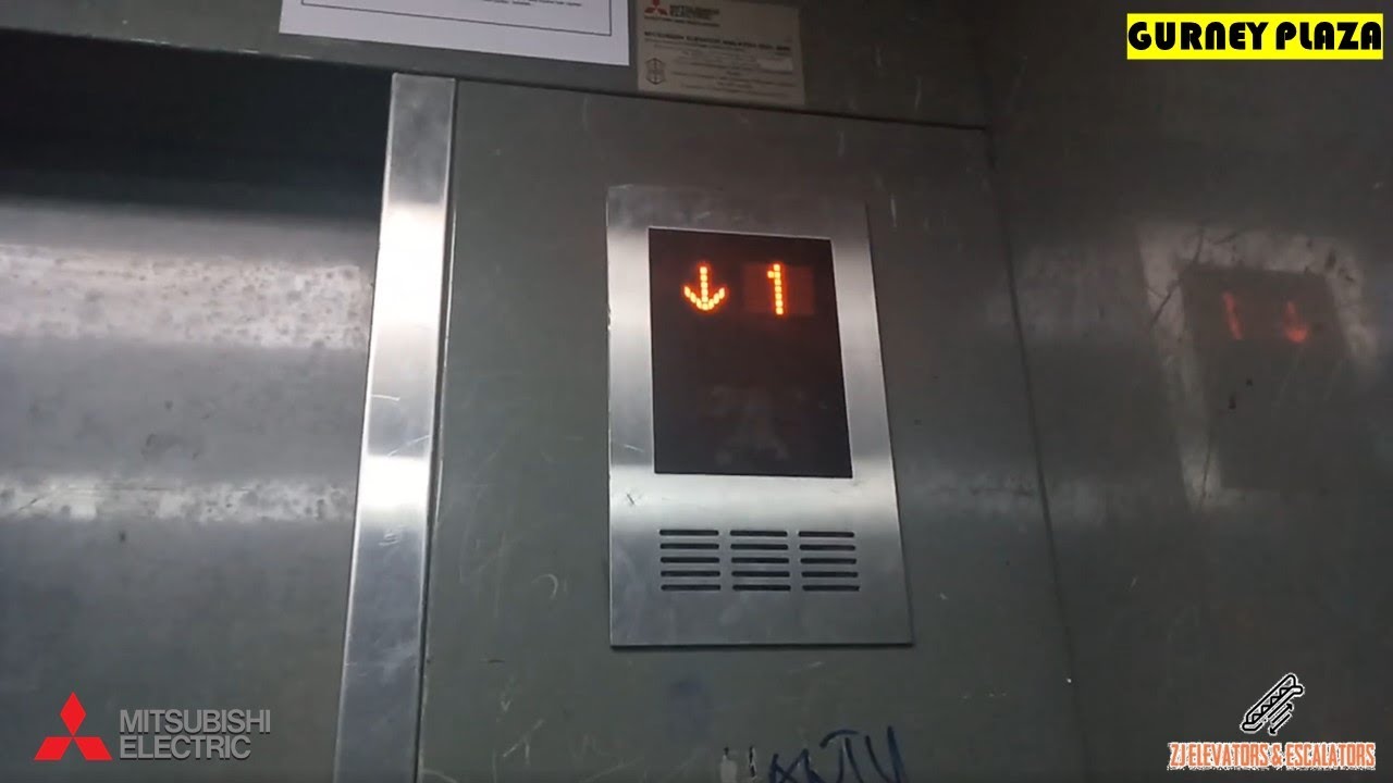 1 Mitsubishi & 1 China Ryoden Service Elevators at Gurney Plaza, Penang, Malaysia.