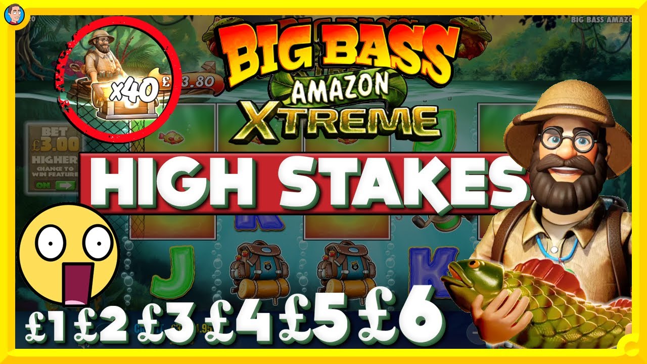 Big Bass Amazon Xtreme - High Stakes - Multiple Bonuses! 🎣