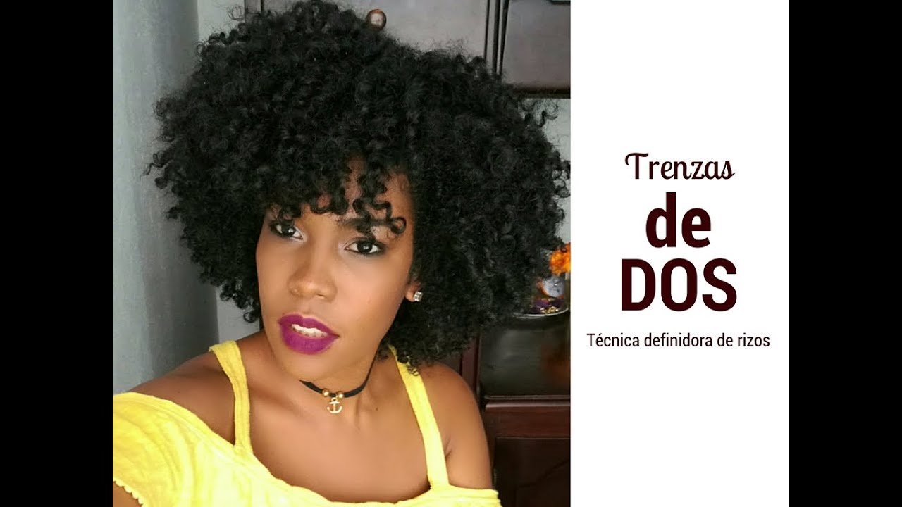 CÓMO DEFINO MIS RIZOS |Trenzas de dos