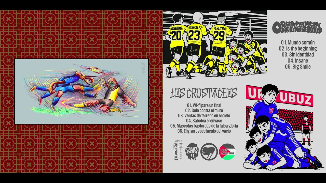 Orangután (Coquimbo) / Los Crustáceos (Valparaíso) - [2da Edición, Split - 2025, $hile]