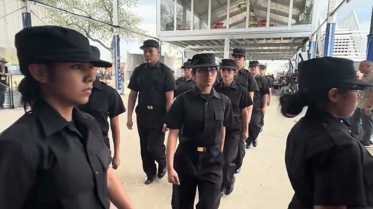 Houston Rodeo Sam Houston JROTC Drill Performance  March 4 2026