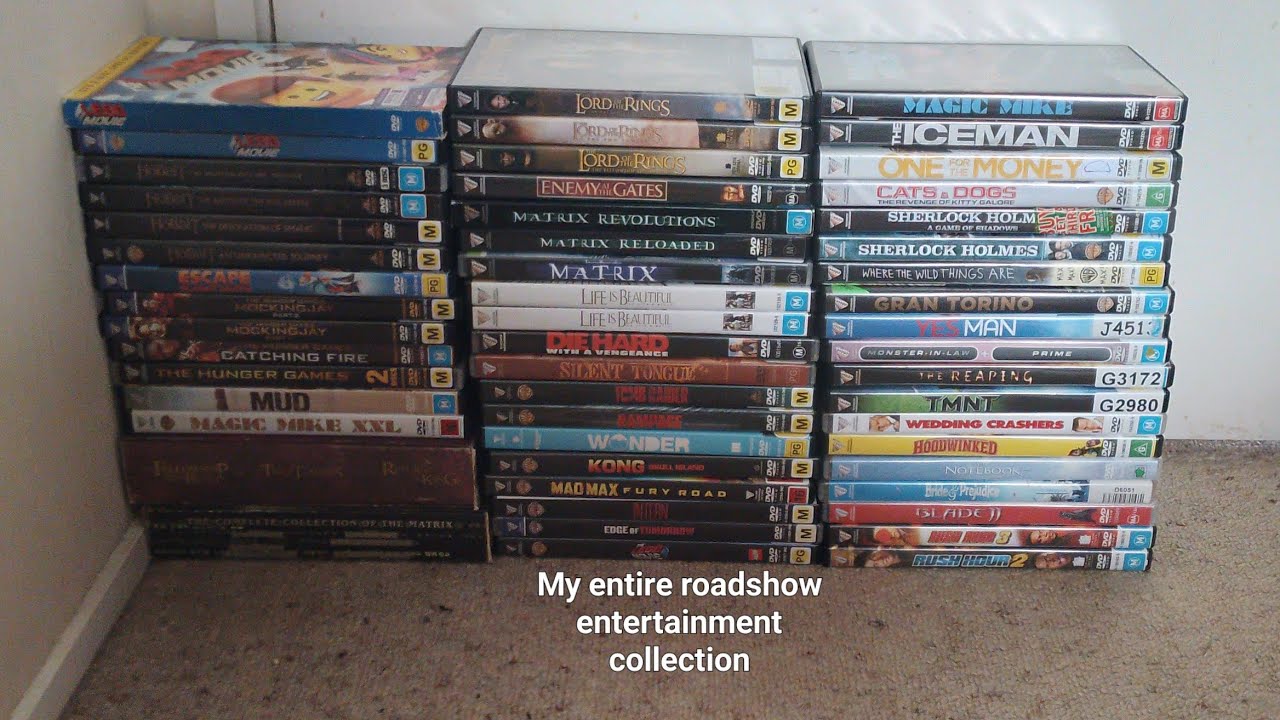 My entire Roadshow entertainment collection