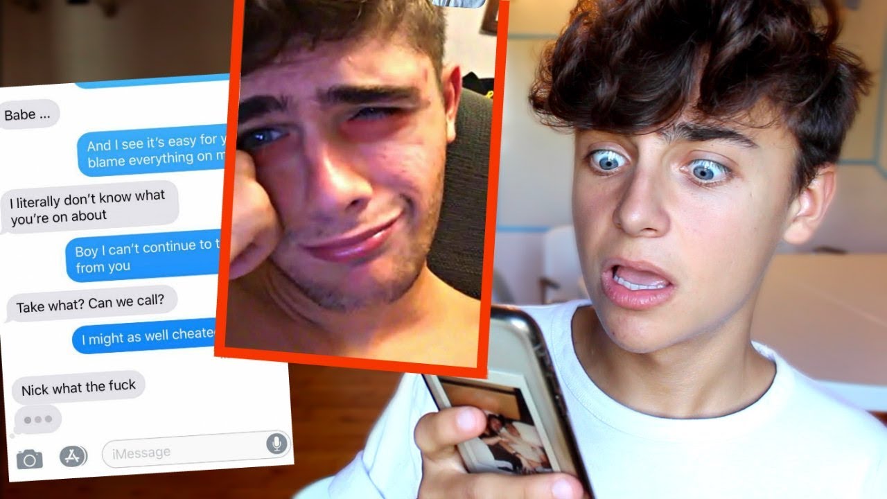 SONG LYRIC PRANK ON BOYFRIEND!!! (Gay Couple Edition) (He Cries)