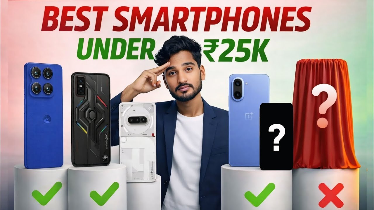 Top 5 Best Smartphone Under ₹25000 🔥 | Best Phone Under ₹25000 Budget ⚡ | February 2026