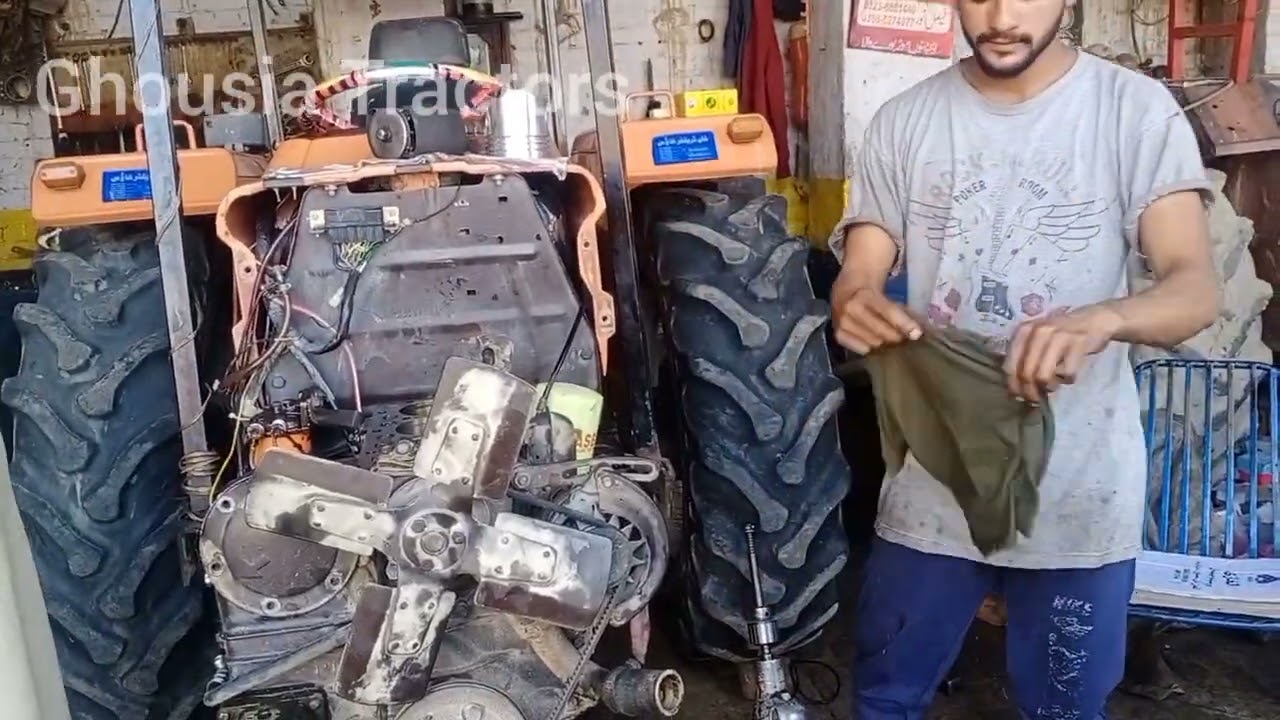 Ghazi tractor ka engine boring part 1