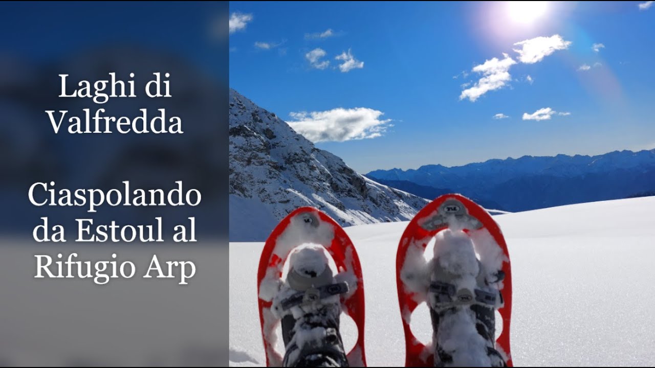 Laghi di Valfredda; ciaspolando in Val d'Ayas a Brusson, da Estoul al rifugio Arp