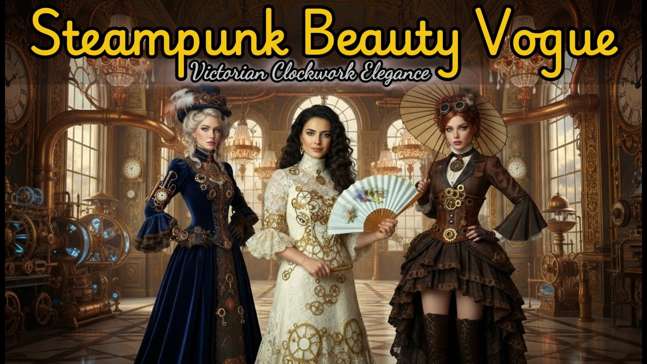 FiaLaughs Presents: STEAMPUNK BEAUTY VOGUE (Victorian Clockwork Elegance)