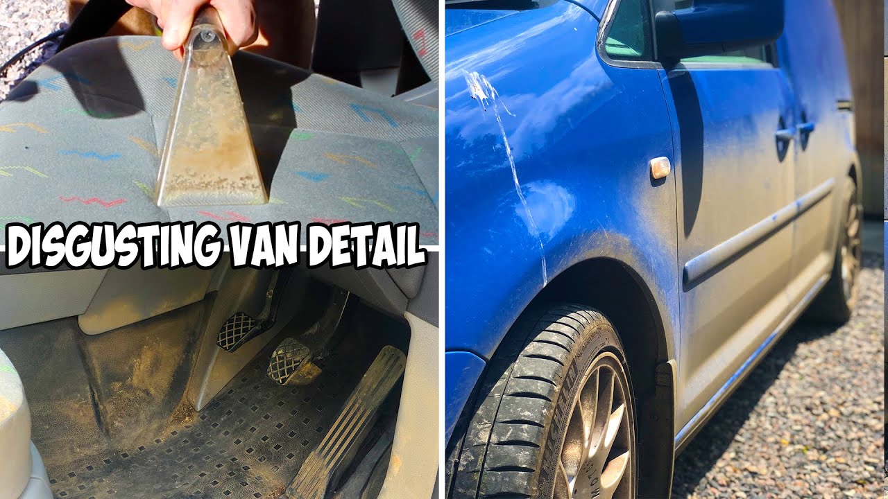 INSANE Disaster Detail and Epic Transformation! Deep Cleaning the MUDDIEST VAN Ever!