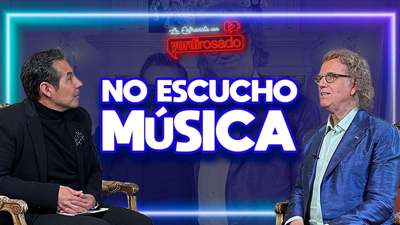La MÚSICA MÁS HERMOSA es el SILENCIO | André Rieu | La entrevista con Yordi Rosado