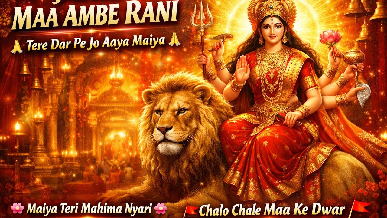 🌺 Jai Ho Maa Ambe Rani 🙏 | Tere Dar Pe Jo Aaya Maiya | Superhit Durga Mata Bhajan 🌺