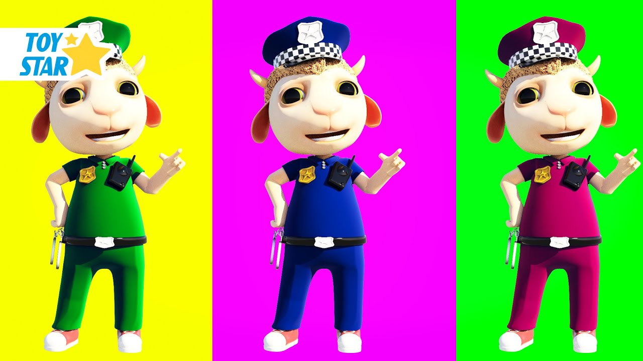 Dolly Dolly Yes Police | Nursery Rhymes & Kids Songs | Jobs Song 