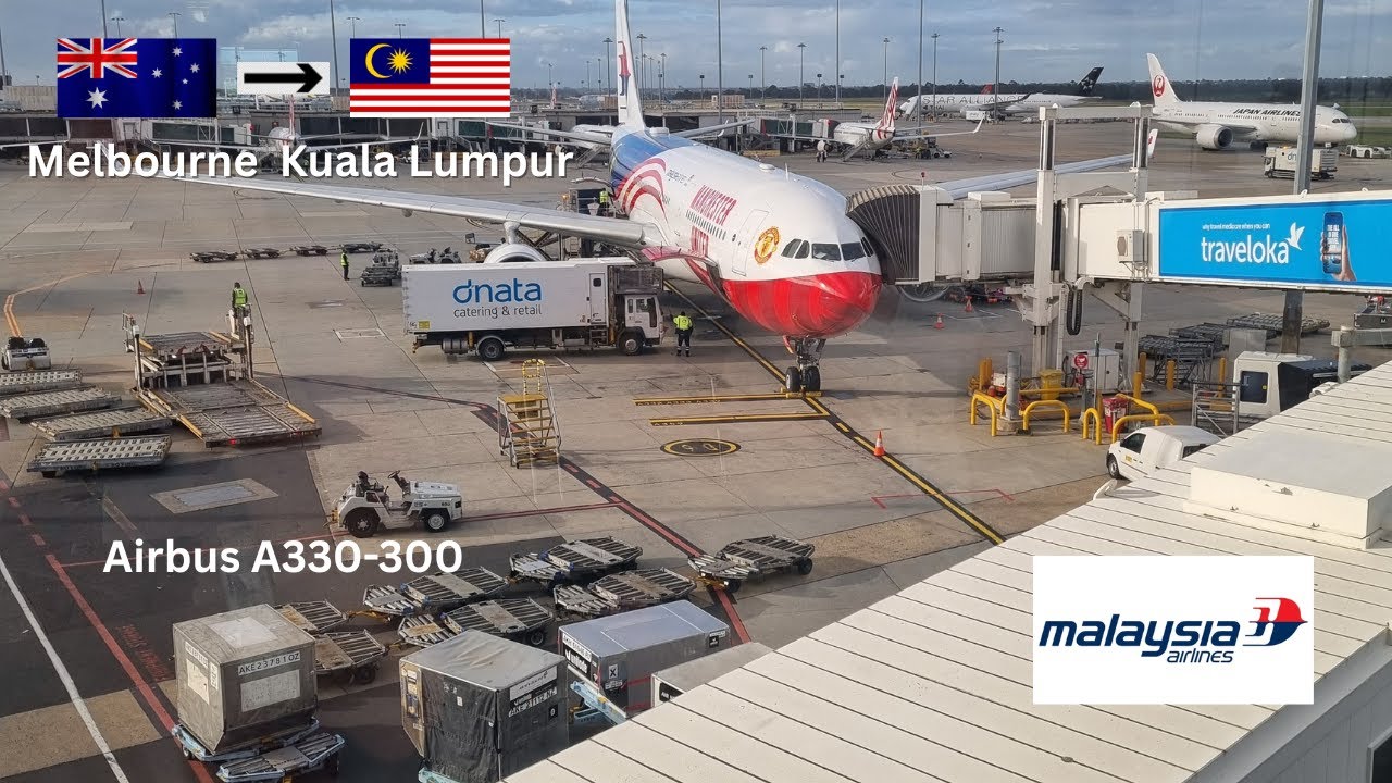 First Travel Vlog - Malaysia Airlines Economy Class Melbourne to Kuala Lumpur 