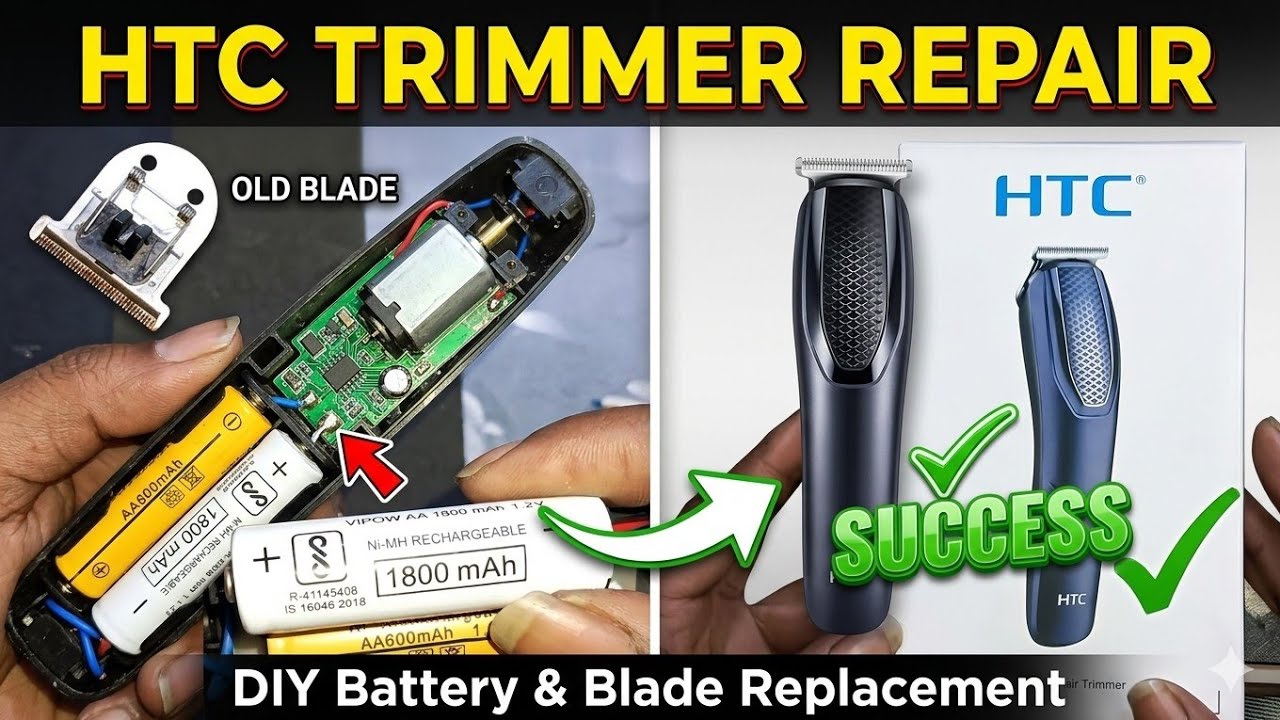 New 2024 Trimmer Machine Unboxing || HTC Trimmer Machine Repair | Shaving Machine