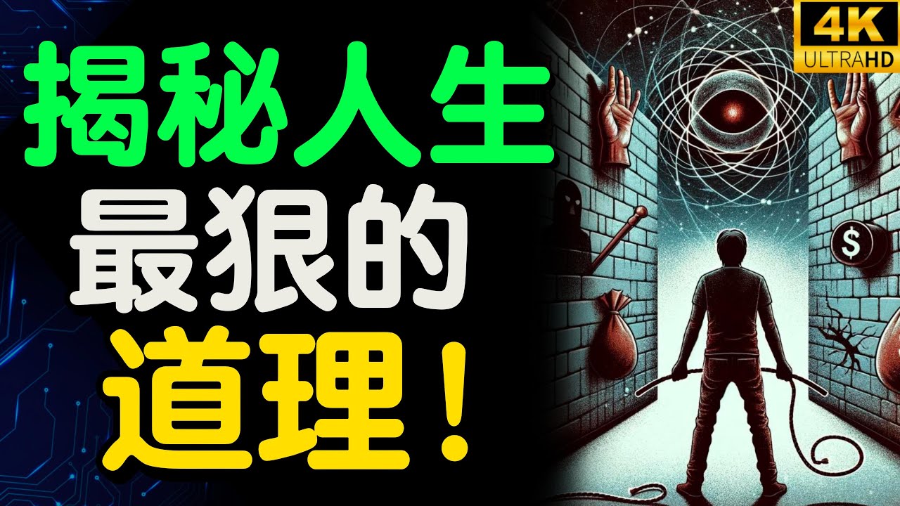 人生最狠的道理，不是耳朵告訴你的，而是耳光告訴你的！好的人生，離不開這幾個字【財之道】富人思維 財之道 目標設定 財商 賺錢 破局思維  認知 財商知識 個人成長 開悟覺醒 @moneyrules8