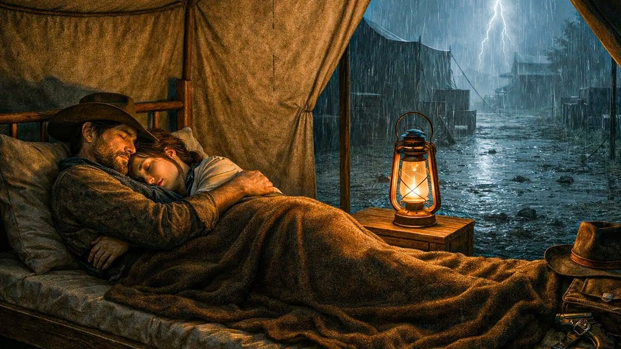 Together in the Storm – Arthur and Mary Resting Together During Thunderstorm | RDR2 ASMR
