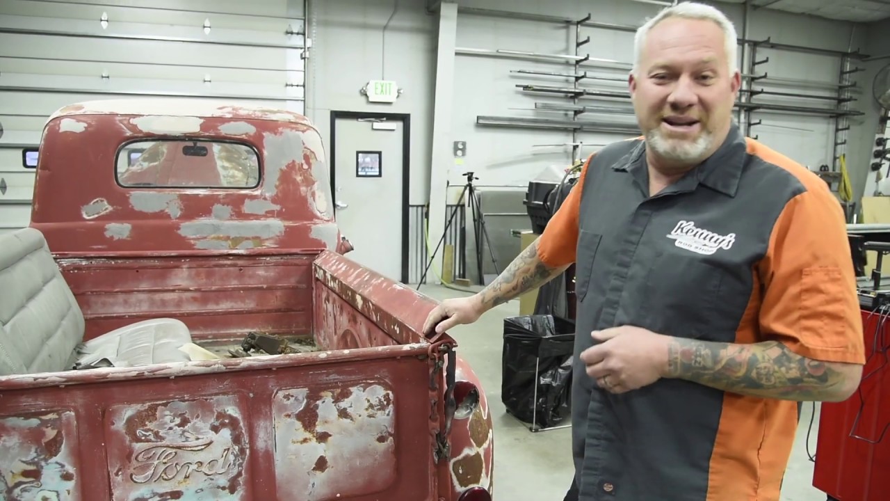 49' Ford Pickup Tear Down // Kenny's Rod Shop