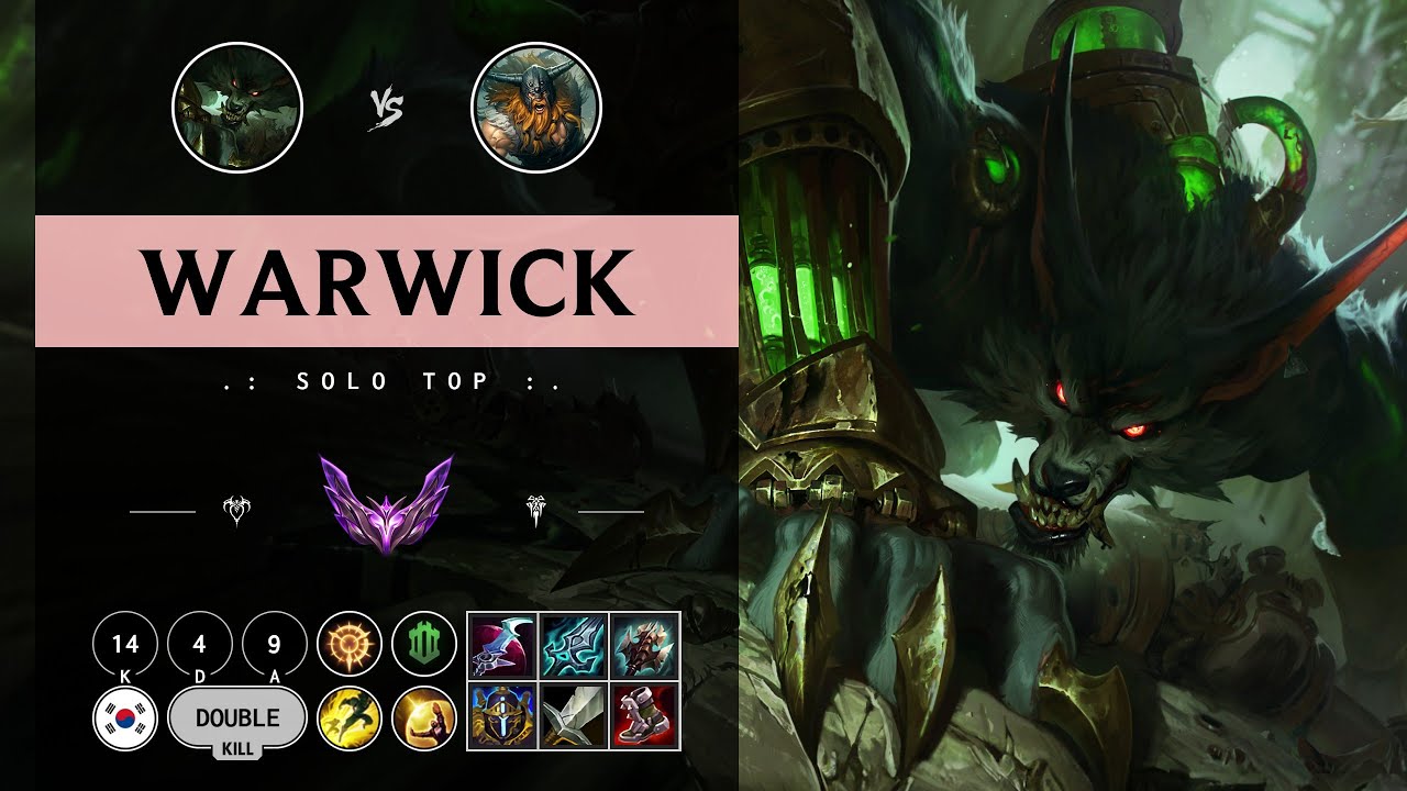 Warwick Top vs Olaf - KR Master Patch 14.11