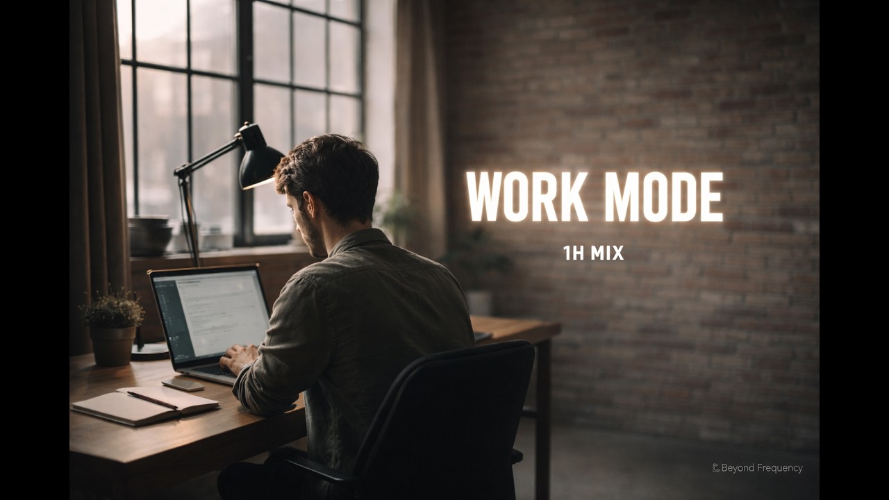 1H Work Mode – Deep House Focus Music (No Talking)