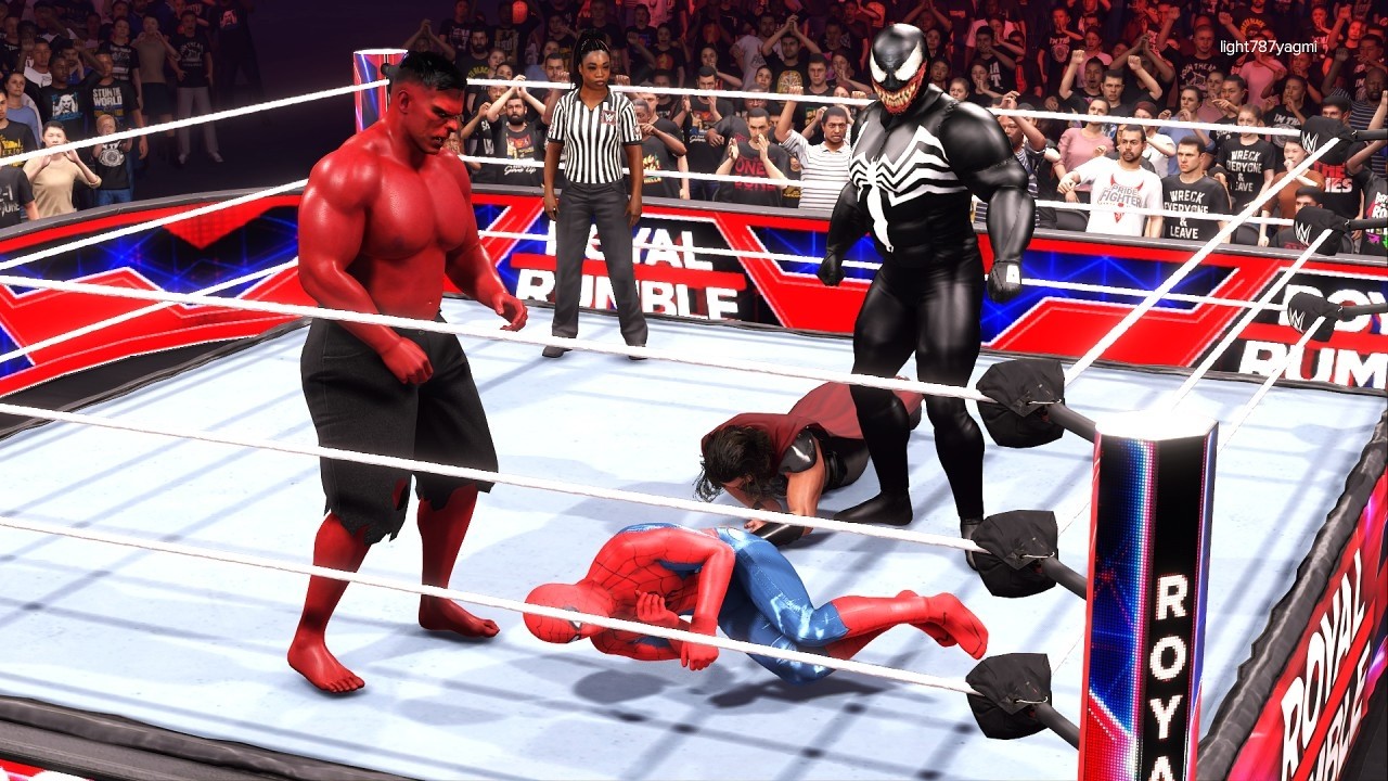 267. redhulk vs venom spider man superhero wwe,Best Marvel's Avengers Tag Teams | Elimination Match