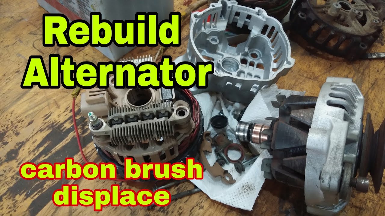 Rebuild (Assemble)Alternator / How to change carbon brush on alternator @rebuilds