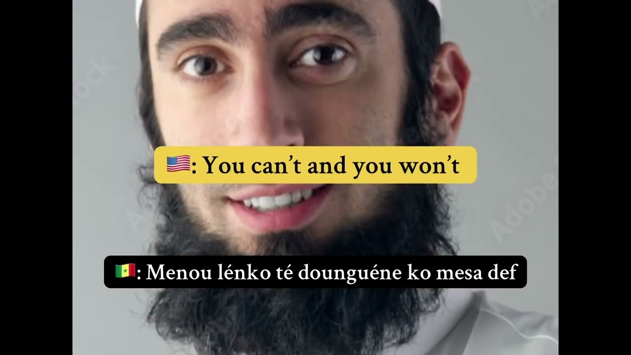 Learn English in Wolof🇺🇸🫶🏿🇸🇳/ Jangue Anglais ci wolof #english #usa #senegal #wolof #france