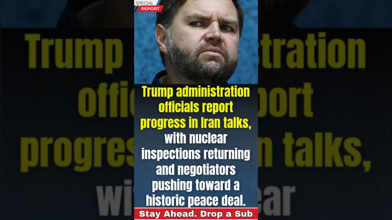Trump-Iran Deal Nears Breakthrough as Nuclear Inspections Return | Major Peace Talks Update