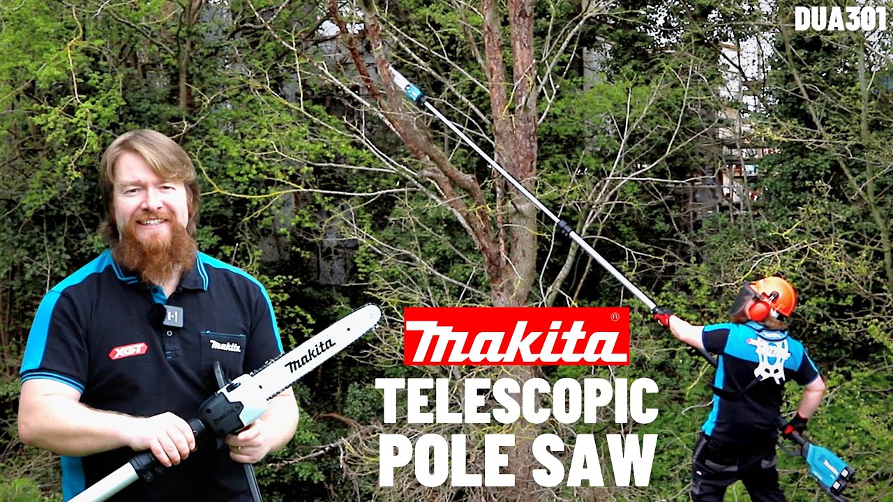 Телескопическая пила Makita DUA301 36V на длинной рукоятке &mdash; ваше решение для обрезки высоких дер...