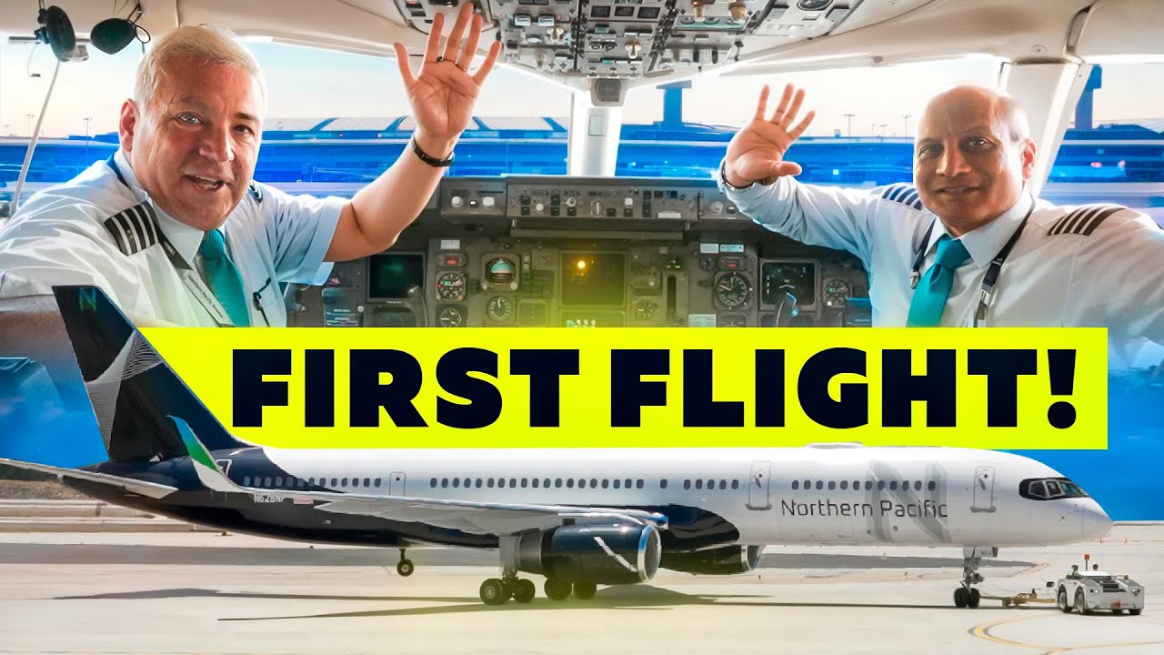 ПЕРВЫЙ РЕЙС Northern (New) Pacific Airways!