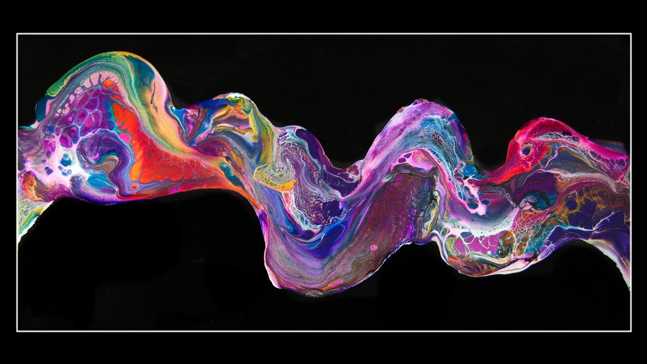 #10,255 Super Swipe Fluid Acrylics Painting 1.10.2025 Spontaneous art