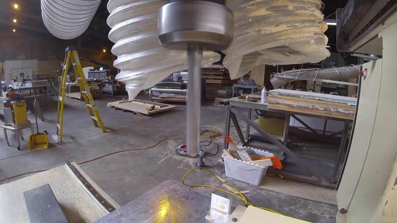 Hydrofoil Mold Manufacturing &mdash; CNC Router