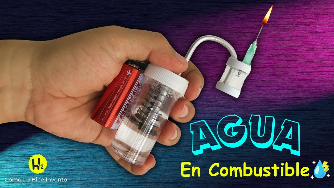 C&oacute;mo Hacer Un Mini Generador de HIDR&Oacute;GENO Casero⚡ Convierte AGUA en  Combustible😲