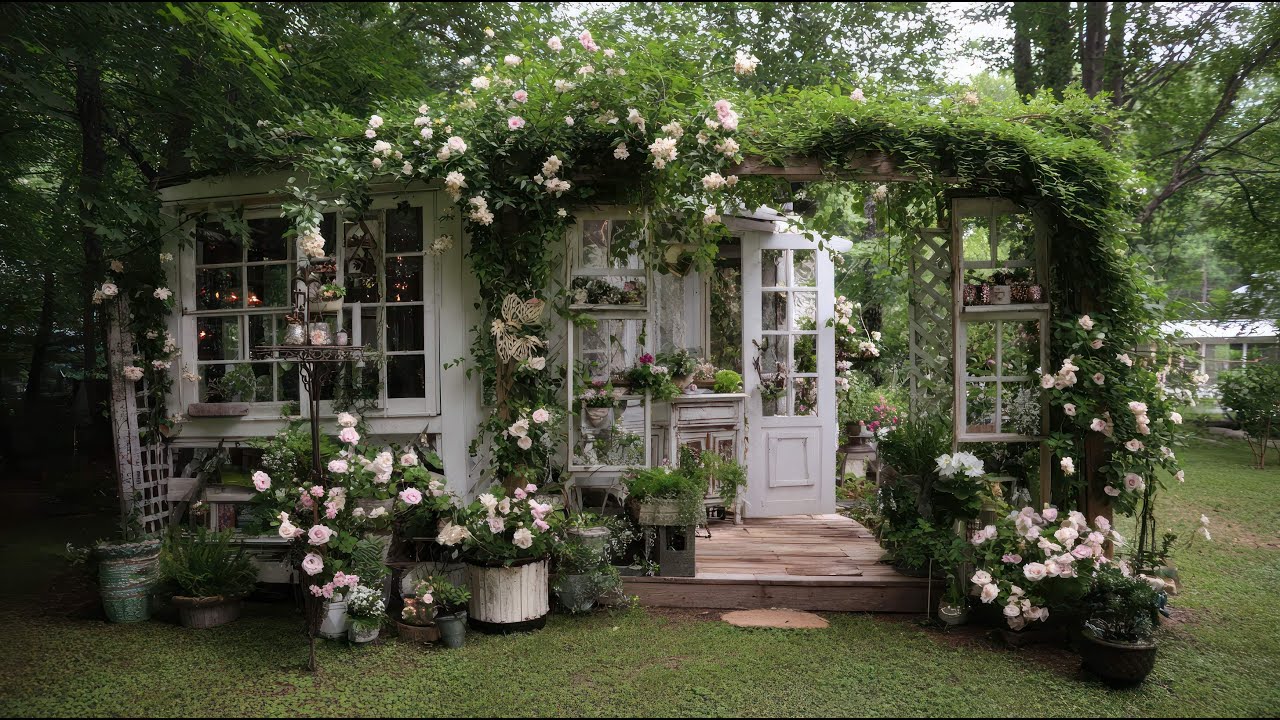 Create Outdoor Living Trends: A Beautiful And Cozy Rustic Retreat In A Small Outdoor Space