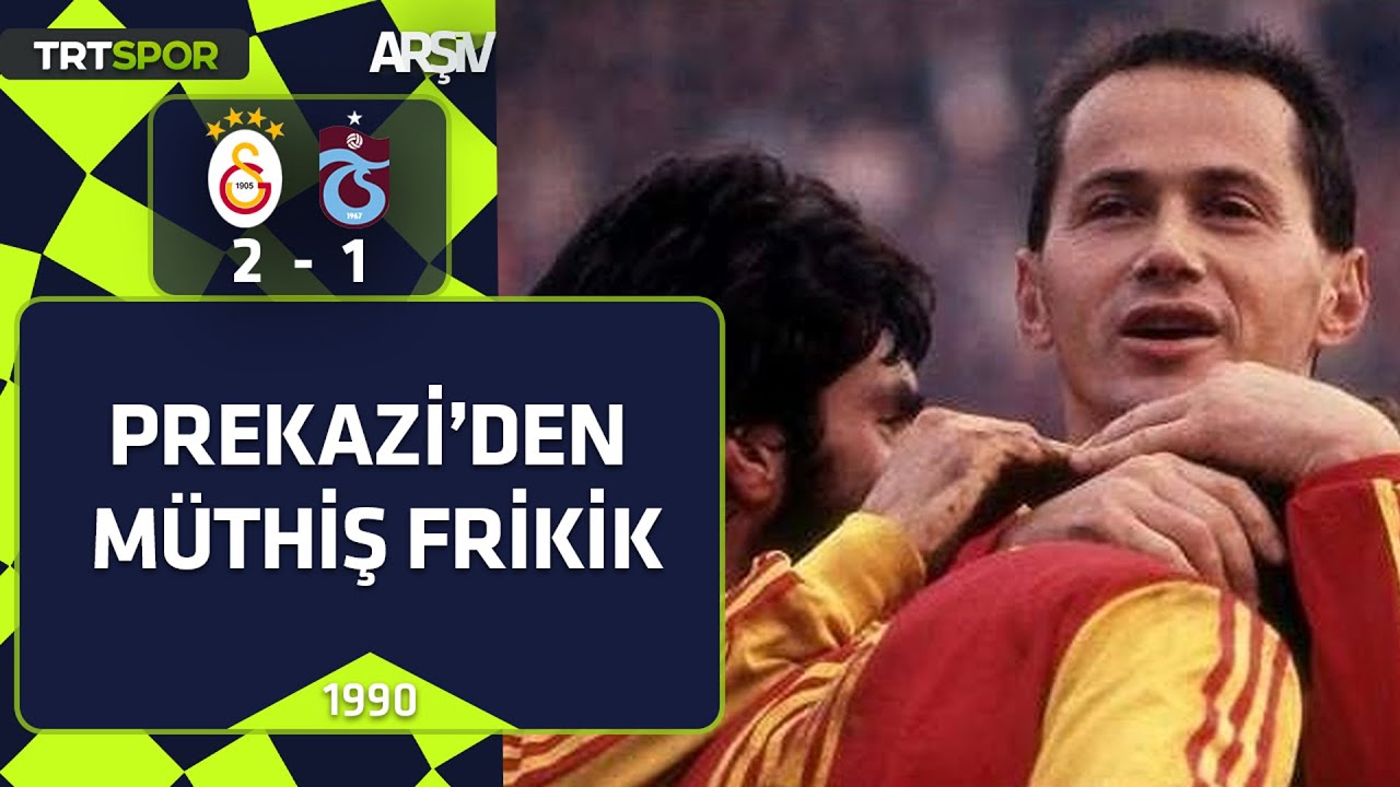 Galatasaray - Trabzonspor: 2-1 (1989-90 sezonu) | Prekazi'den Pfaff'a mükemmel frikik golü