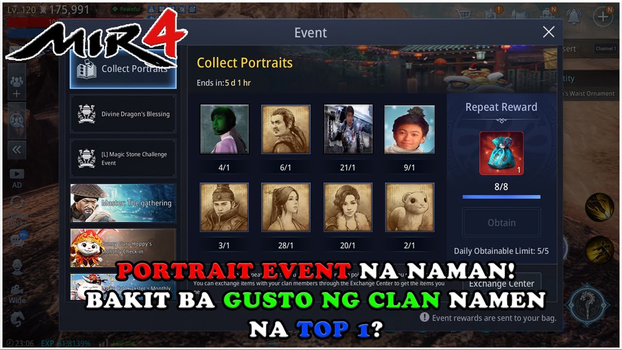 MIR4 - PORTRAIT EVENT NA NAMAN? BAKIT NGA BA IMPORTANTENG NASA TOP ANG RANK SA EVENT? - F2P
