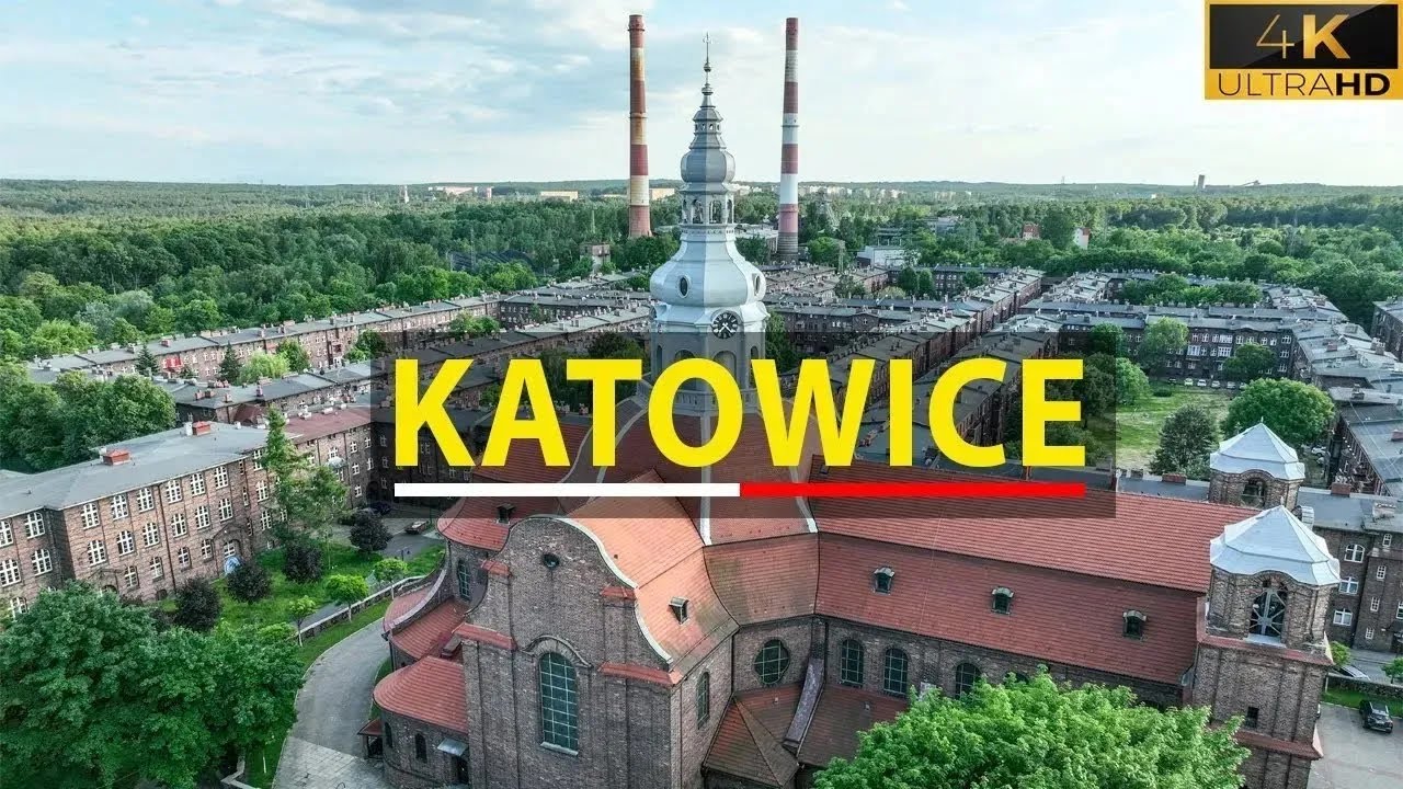 🇵🇱 Katowice Polska z drona: Szopienice, Janów-Nikiszowiec, Giszowiec