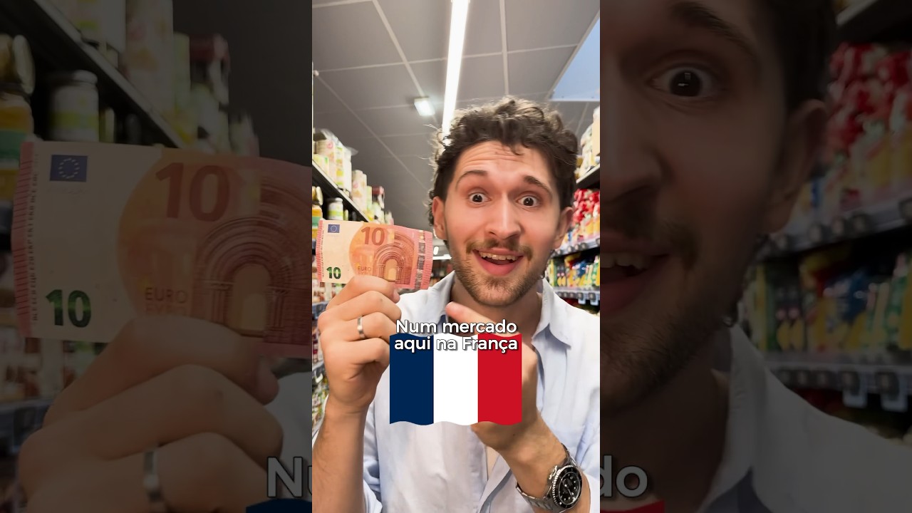 O QUE D&Aacute; PRA COMPRAR COM 10 EUROS NO MERCADO DA FRAN&Ccedil;A?