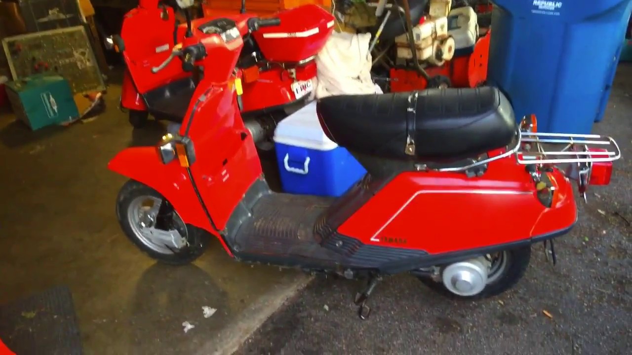 1986 Yamaha Riva Scooter-Barn Find