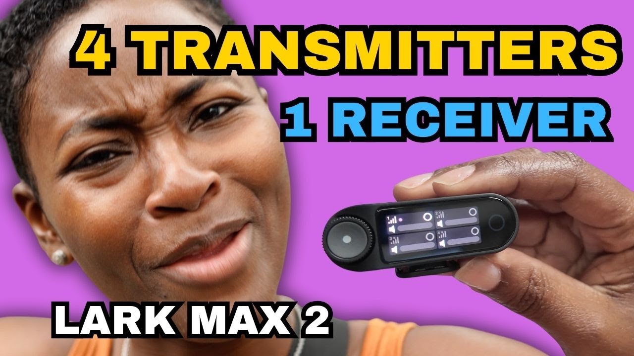4 Mics, 1 Receiver -  Hollyland Lark Max 2 - Full Audio Test