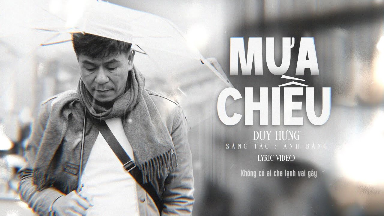MƯA CHIỀU - DUY HƯNG | Lang thang trên phố dưới cơn mưa chiều...