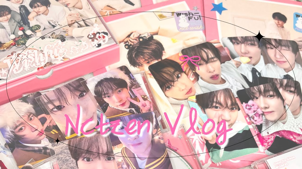[위즈니 브이로그] 갈망포카는 어디에.. | 엔시티 위시 일본 정규앨범깡 | 위시풀 앨범깡 | 바인더 대지 발주 | 애즈랜드 발주