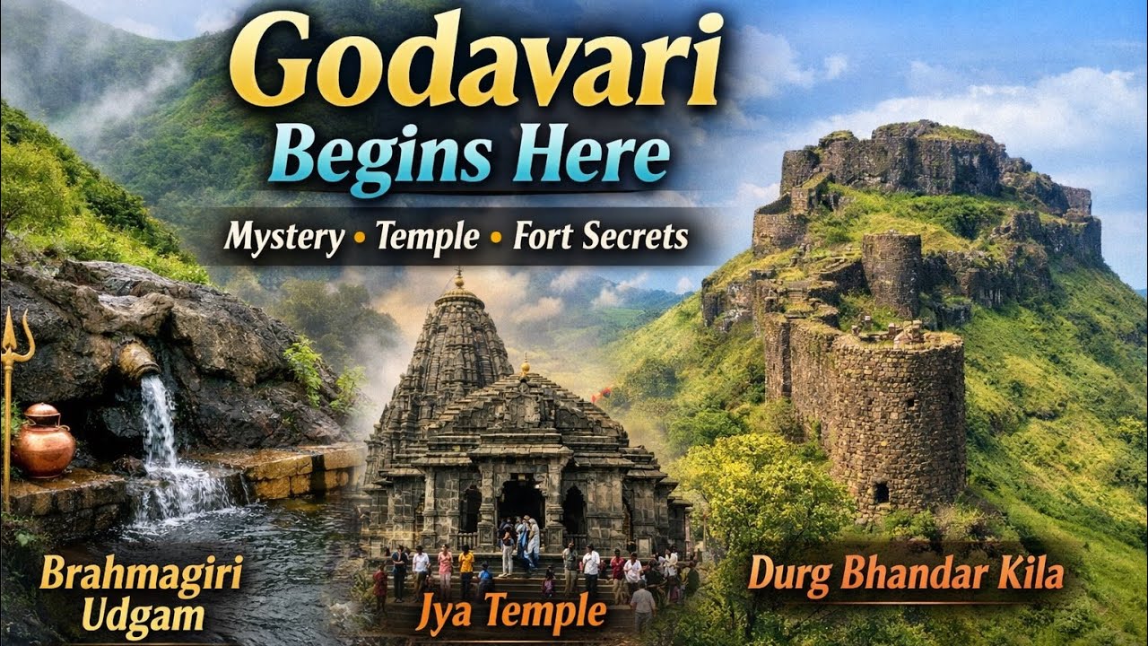 Godavari Begins Here | Brahmagiri Udgam, Jta Temple & Durg Bhandar Kila Secrets”