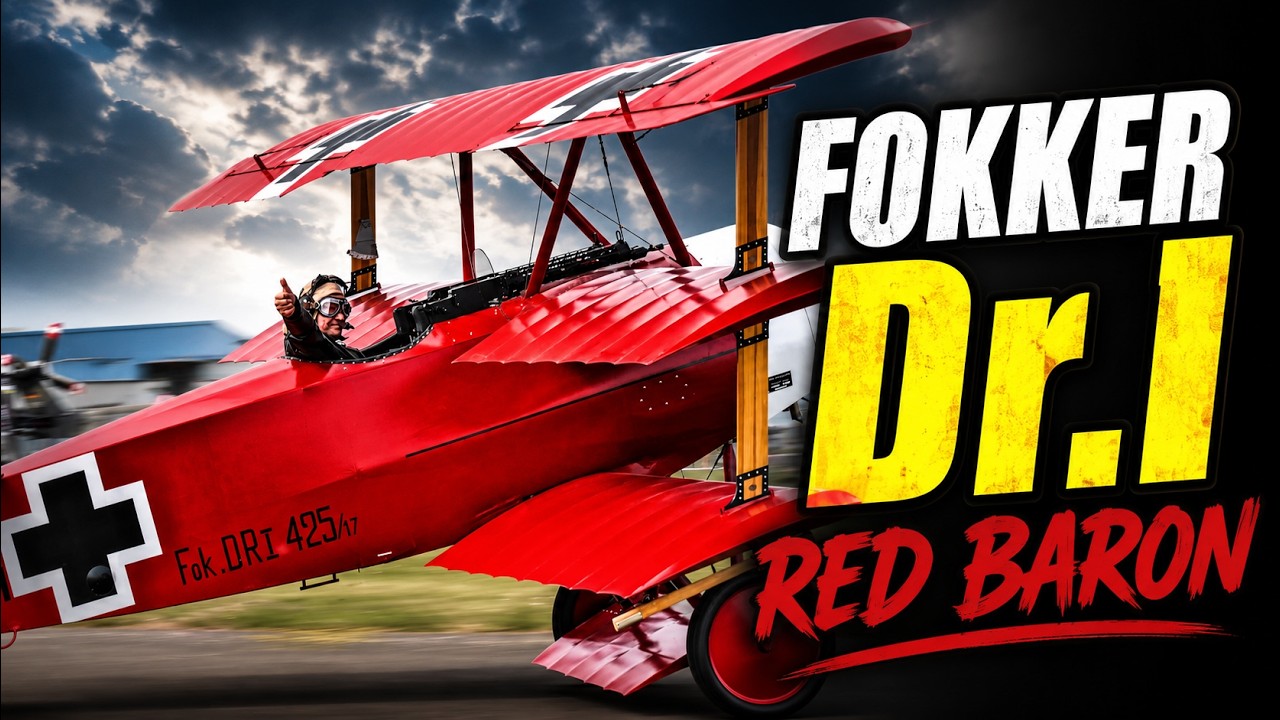 The Red Baron&rsquo;s Triplane Reborn! Fokker Dr.I Replica in Action | Air Magdeburg 2026