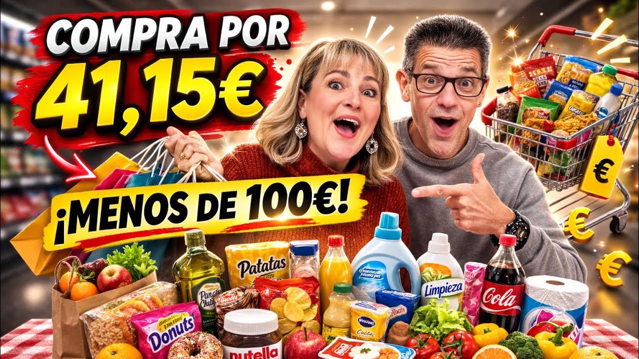 Tenía 100€ de presupuesto y gasté solo 41,15€😳| Lidl.