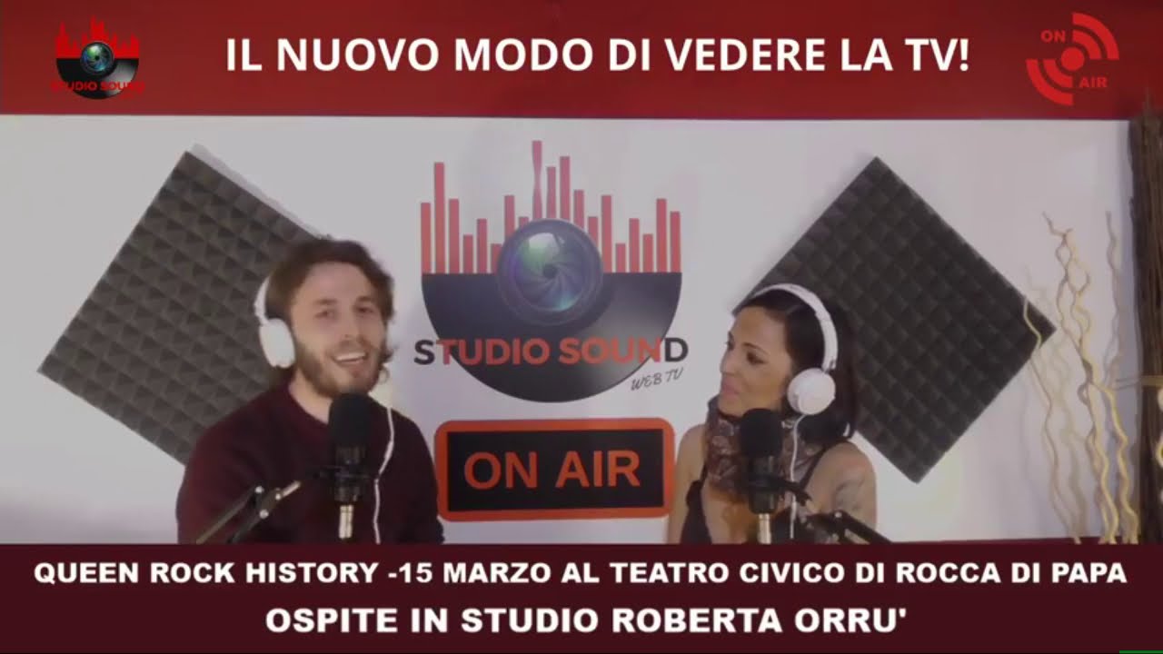 Roberta Orr&ugrave; ai microfoni di STUDIO SOUND WEB TV