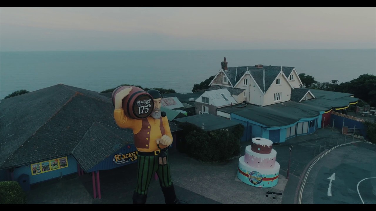 Blackgang Chine by drone